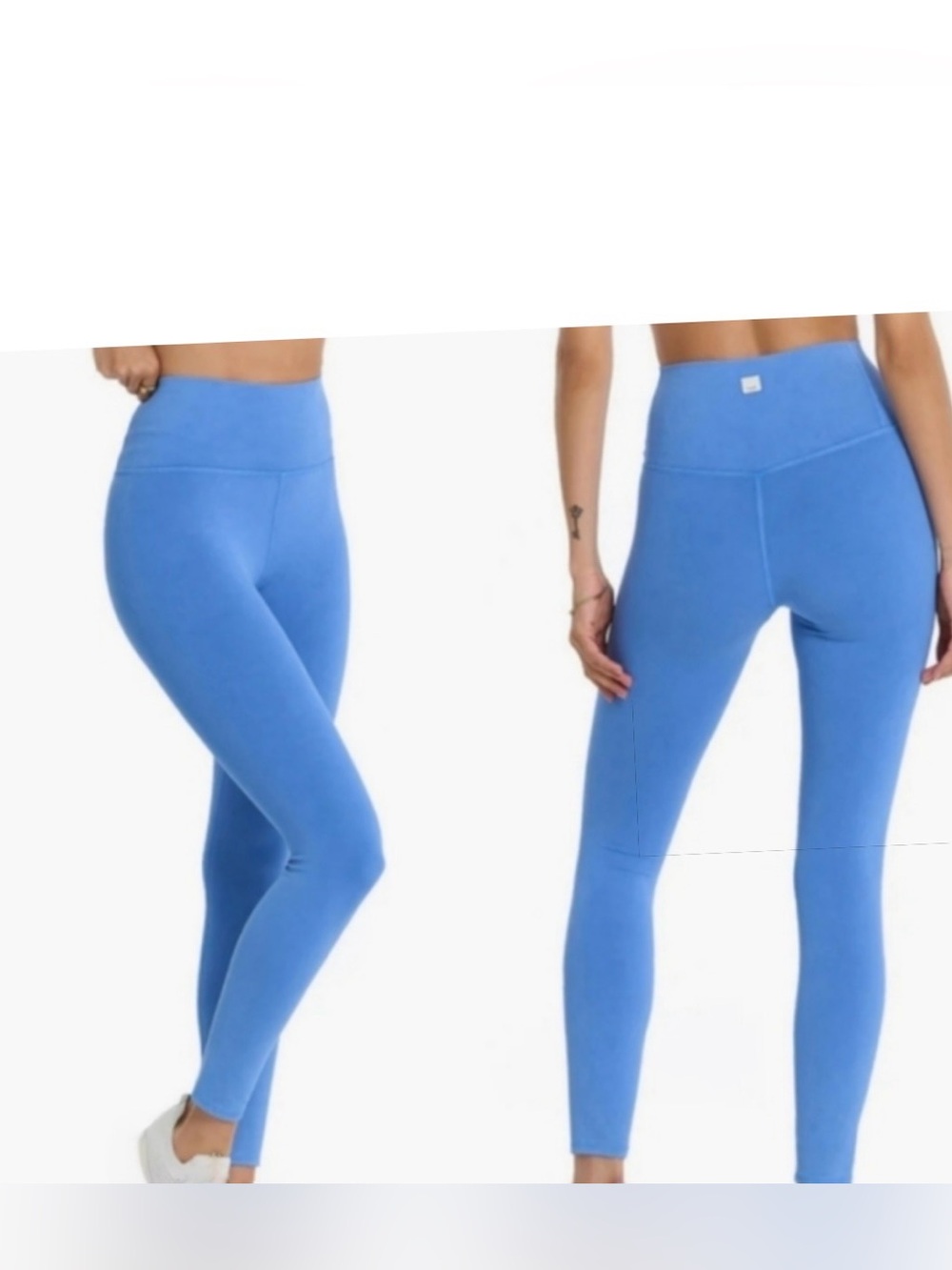 Vuori Washed Studio Legging Washed Cerulean Blue Ladies Small